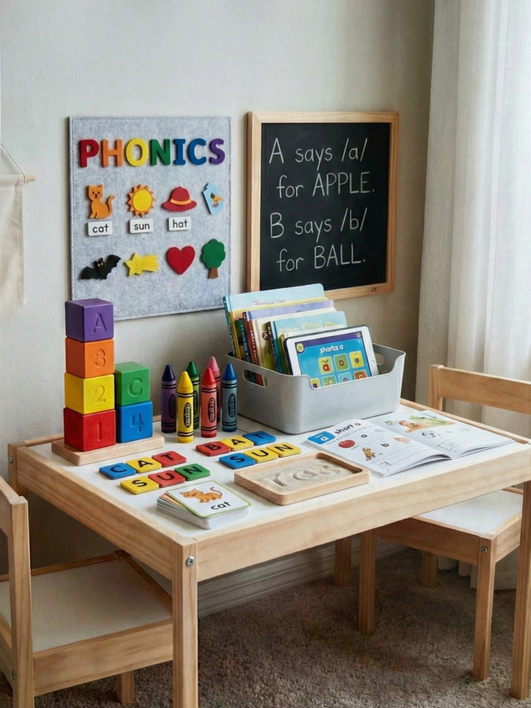 Homeschool Phonics activity