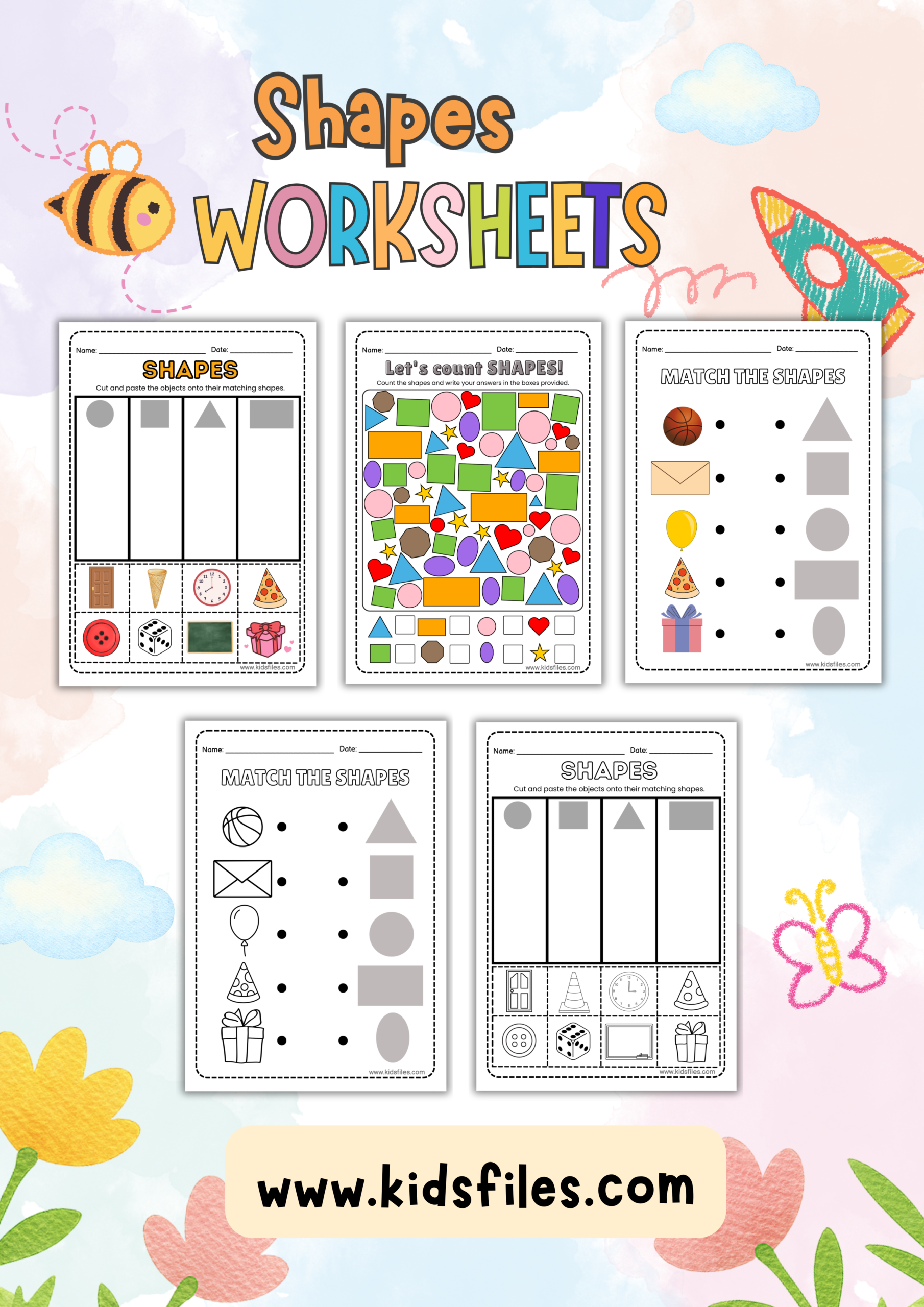 Read more about the article Teach Basic Shapes with Free Printable Worksheets